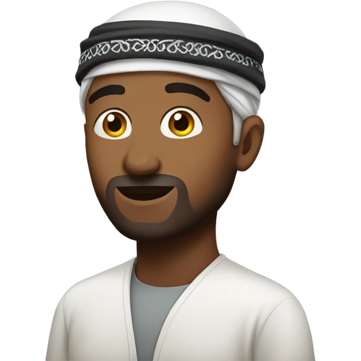 Muslim looking sideways  emoji