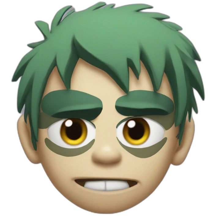 Gorillaz 2-D emoji