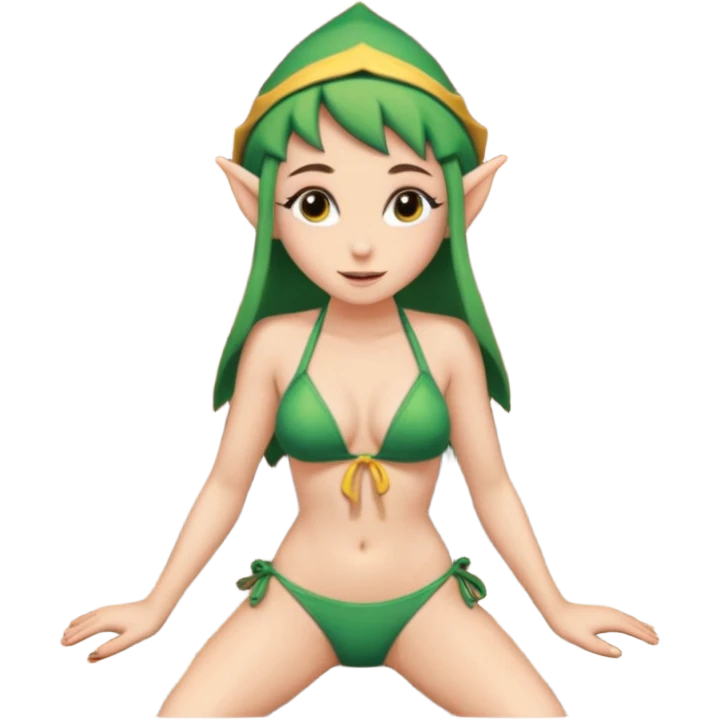 🧝🏻‍♀️👙🧖🏻‍♀️👙 emoji