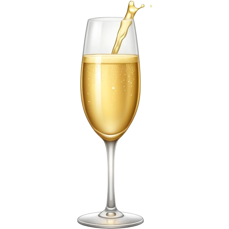 Golden champagne  emoji