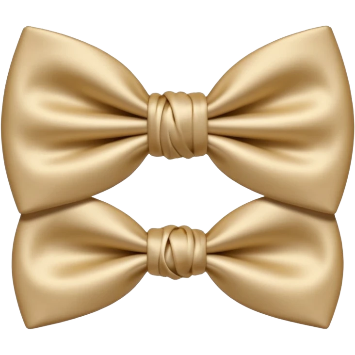 Nœud papillon beige emoji