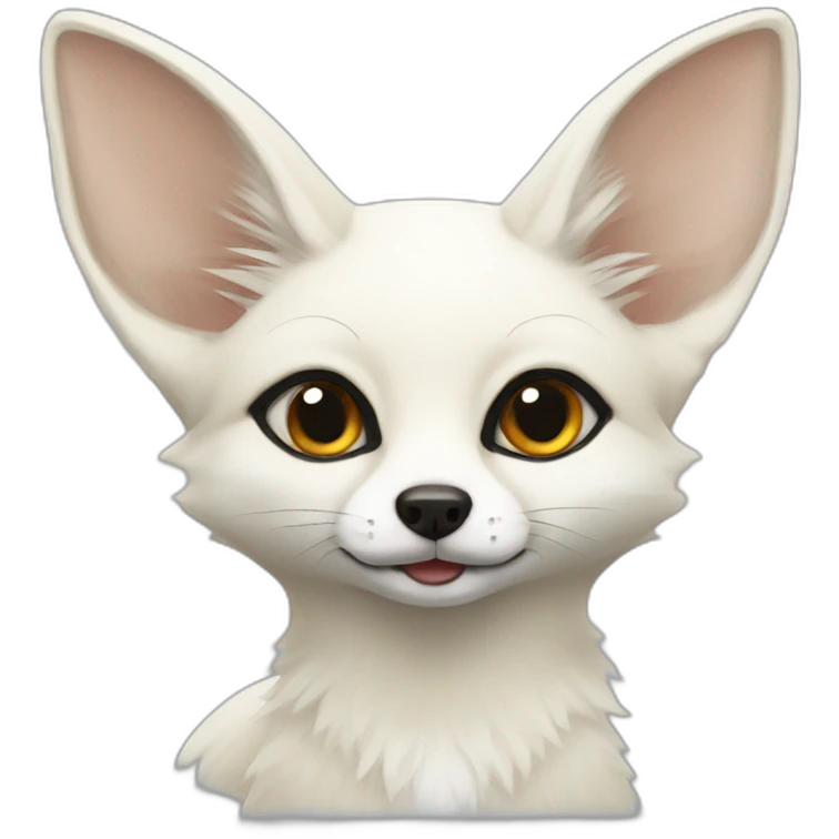 White fennec emoji