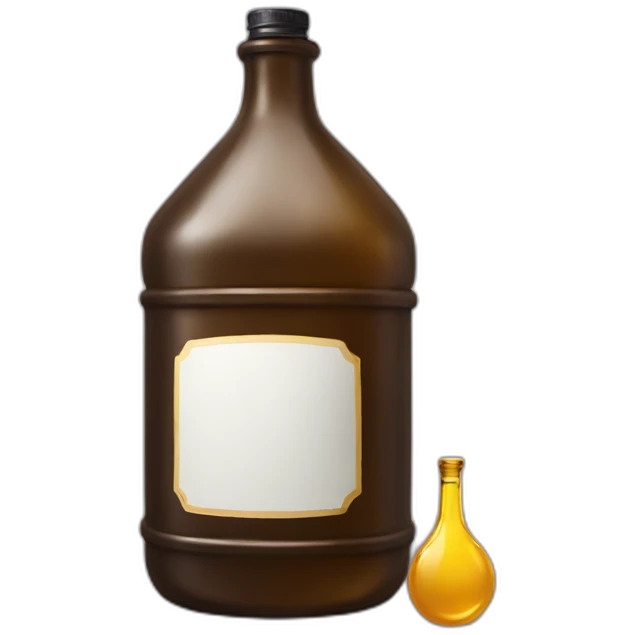 large bottle of oil emoji
