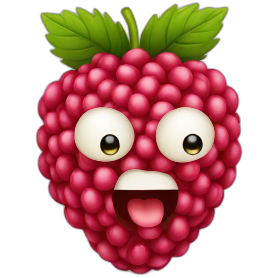Raspberry emoji