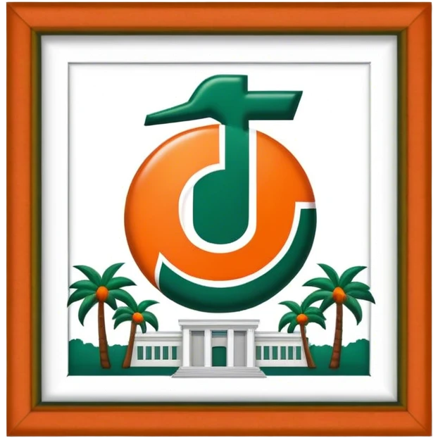 University of Miami emoji