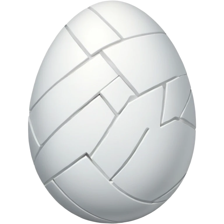 Zigzag egg emoji