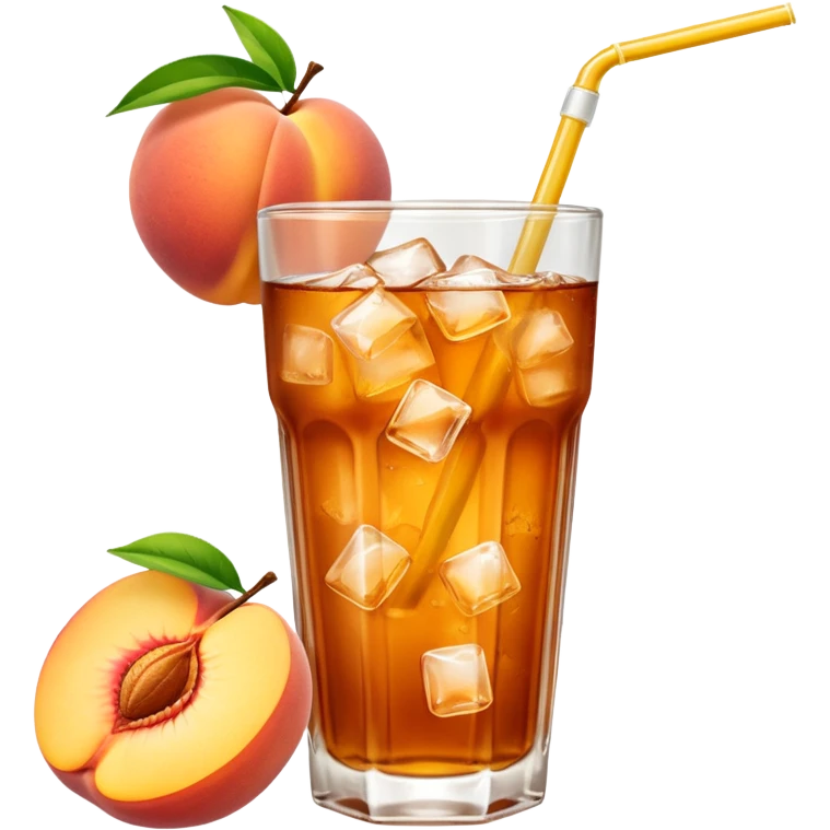 peach lipton ice tea  emoji
