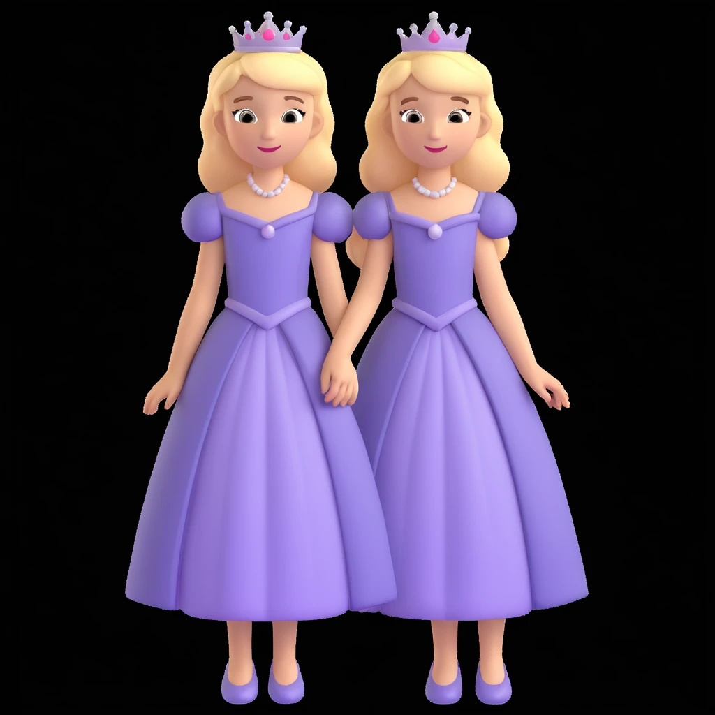 girls in a princess dress emoji