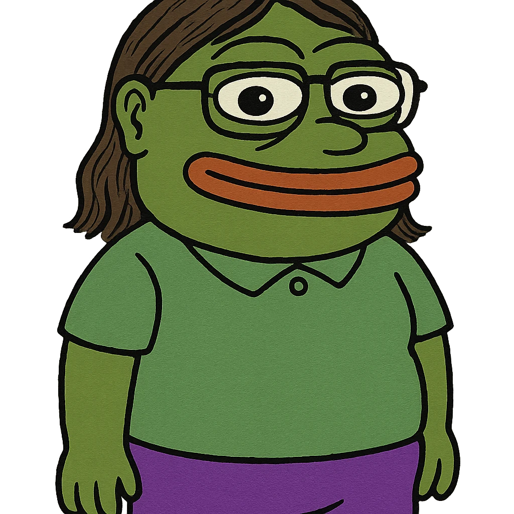  pepe dressed like Chris chan emoji