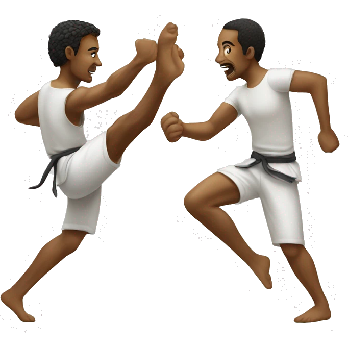 capoeira by two people emoji