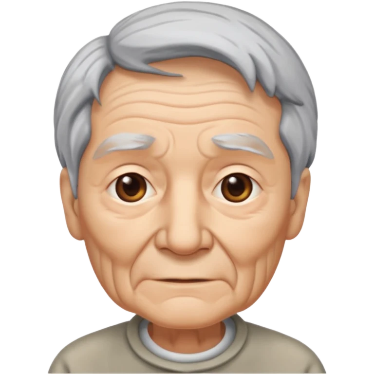 Monocular old emoji