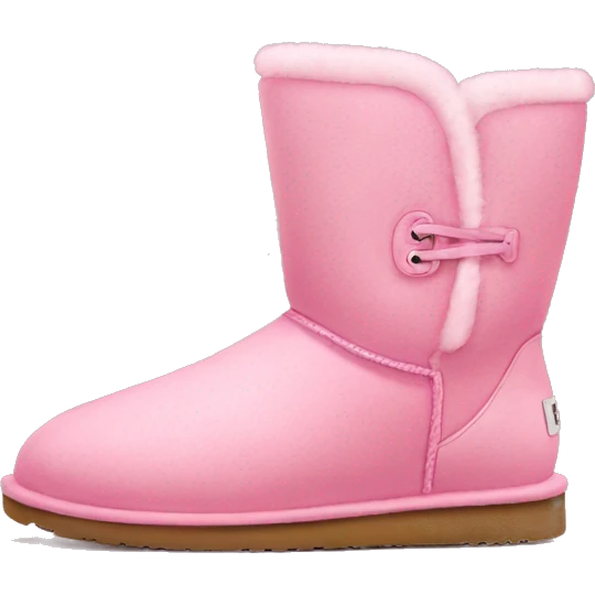 Pink Ugg boots emoji