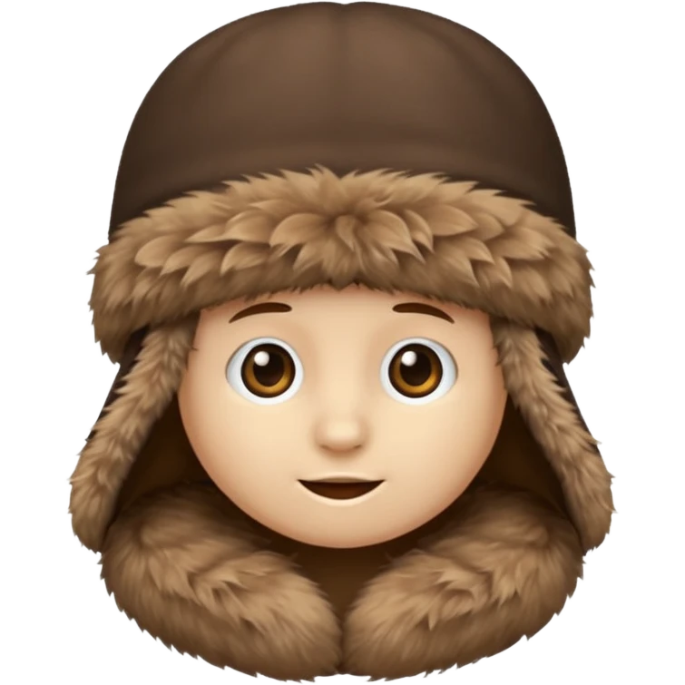 just fur hat no head emoji