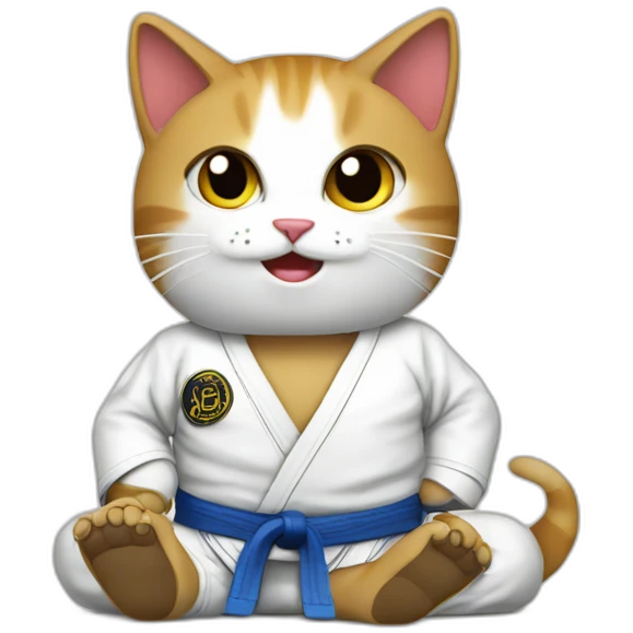 jiu-jitsu-cat emoji