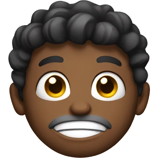 Bad Looking but smile emoji