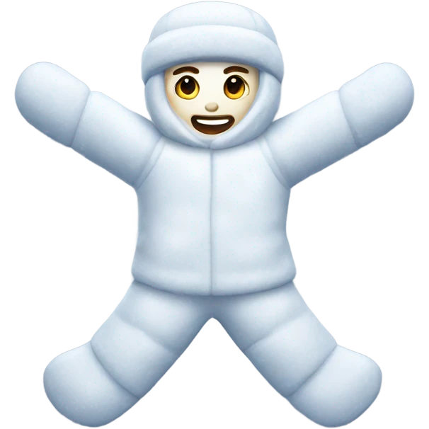Snow angel emoji