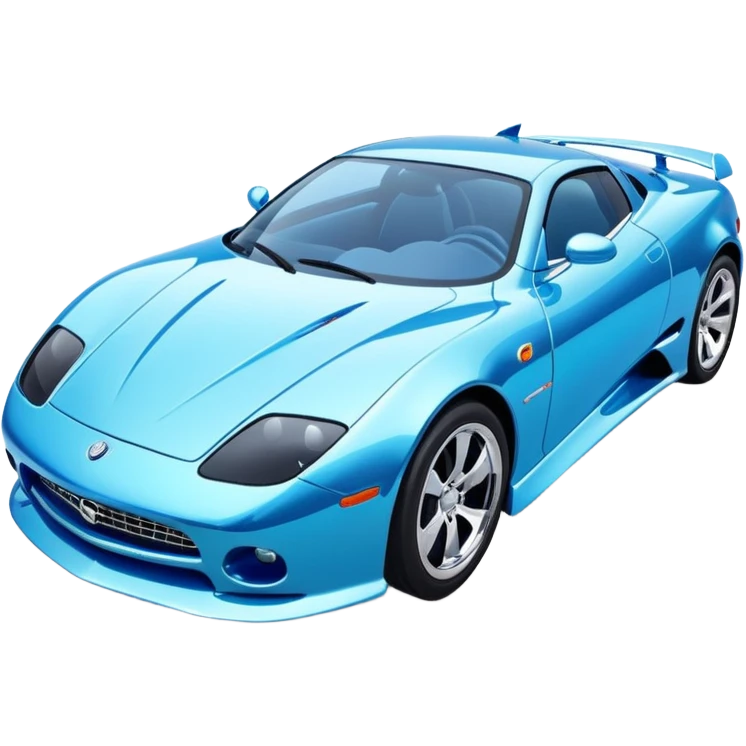 Car Poster y2k emoji