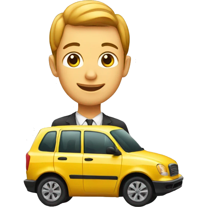 Private taxi service  emoji