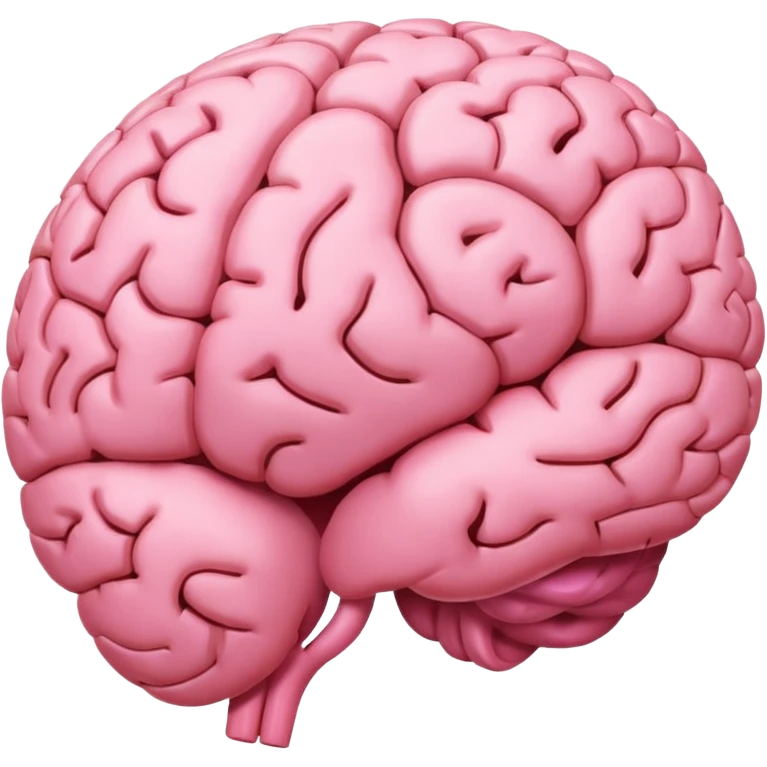 generate pink brain emoji