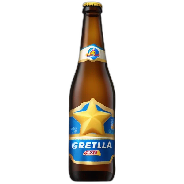 Botella estrella Galicia emoji