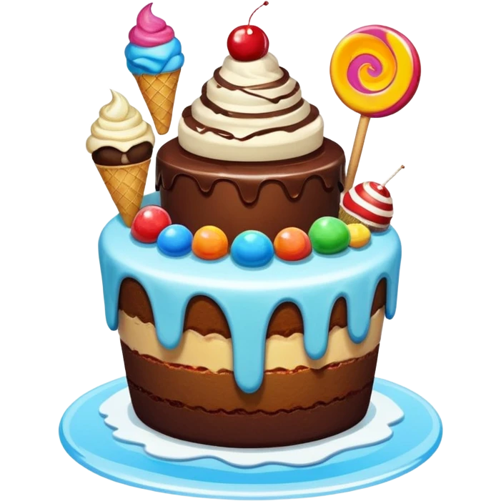 dessert flying island emoji