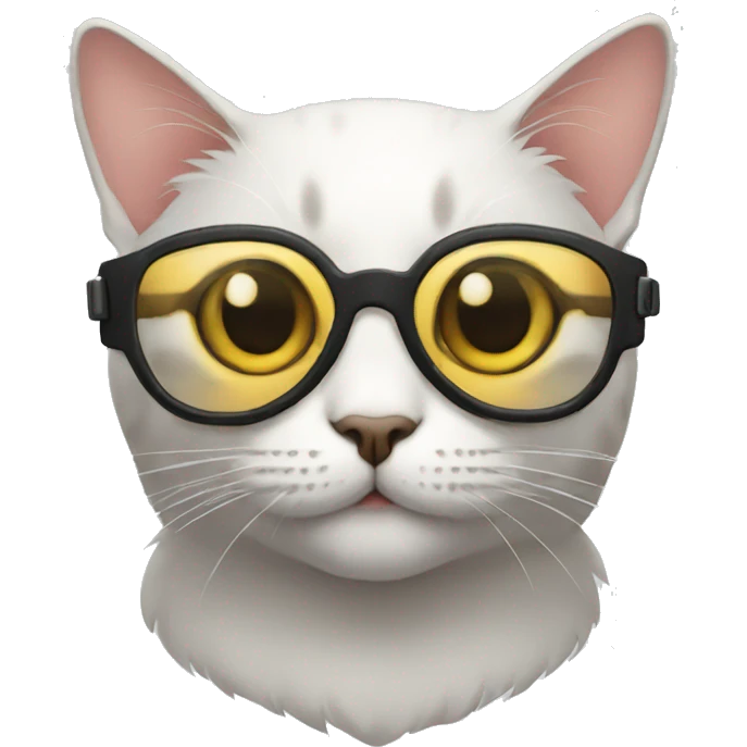Cat with googles emoji
