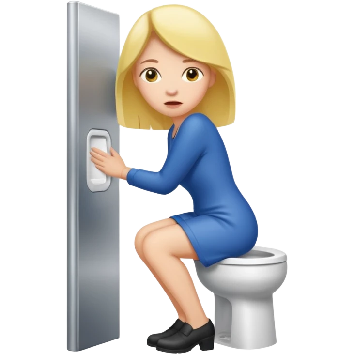 Woman pissing emoji