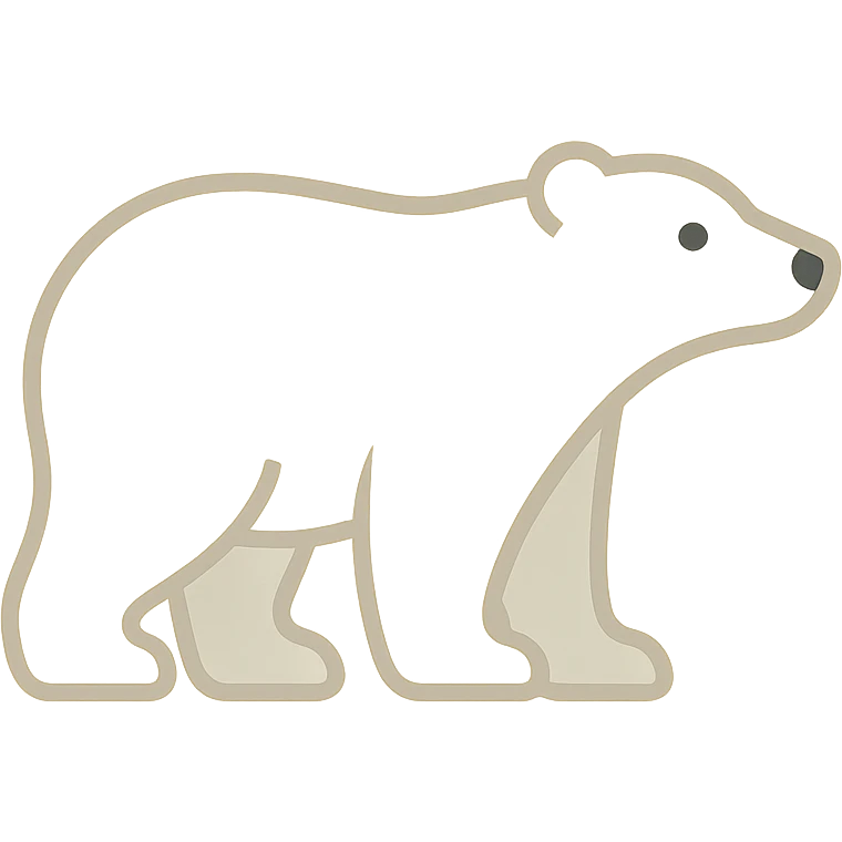 Polar bear emoji