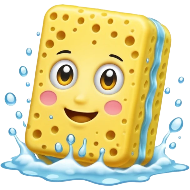 sponge with soap emoji