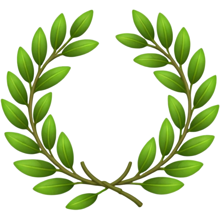 Laurel wreath emoji