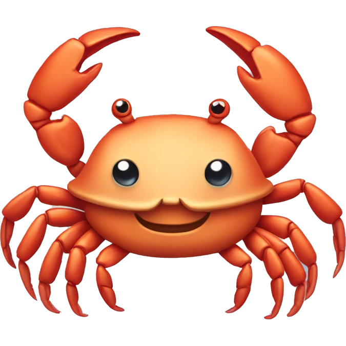 Cute crab emoji