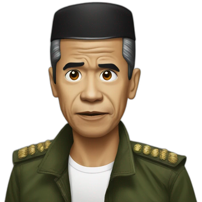 Jokowi punk emoji
