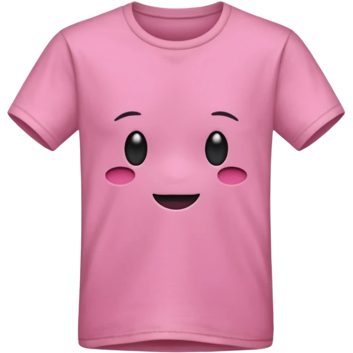 pink t-shirt emoji