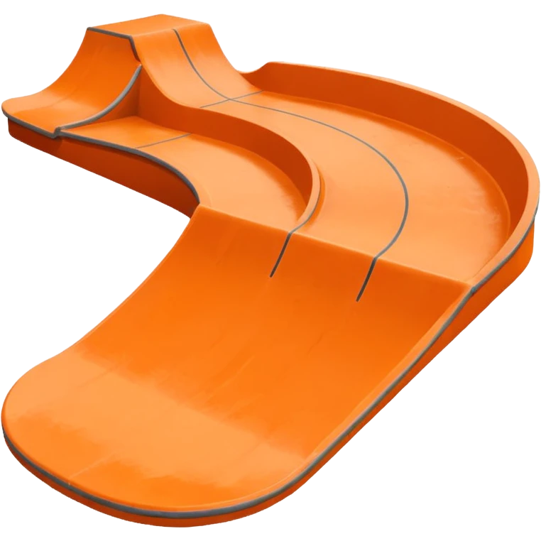 Skatepark orange emoji