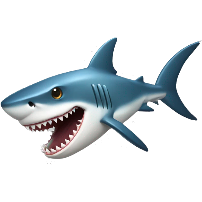 Shark with snake emoji