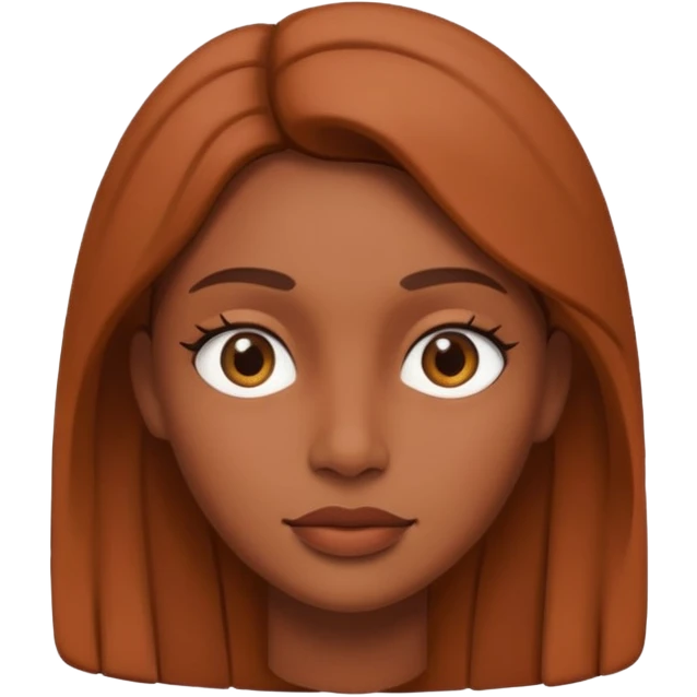 Clay female face emoji