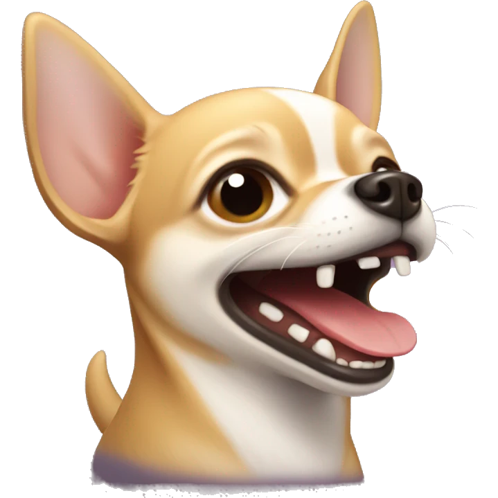 Chihuahua laughing  emoji