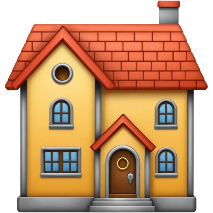 house with lock emoji