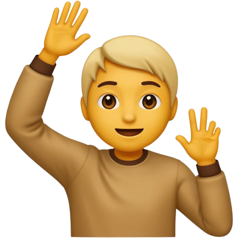 Emoji doing a 🙂‍↕️ and a dab at the same time emoji