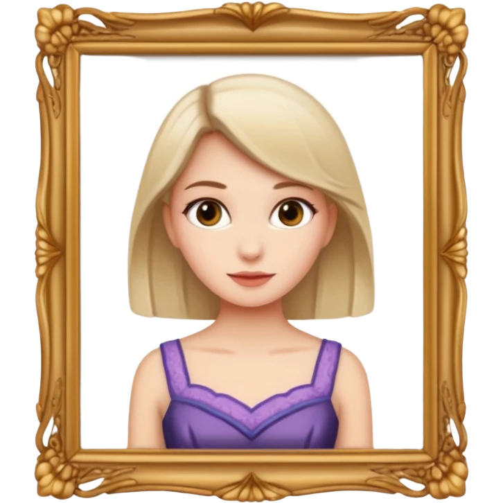 Lady with big ass emoji
