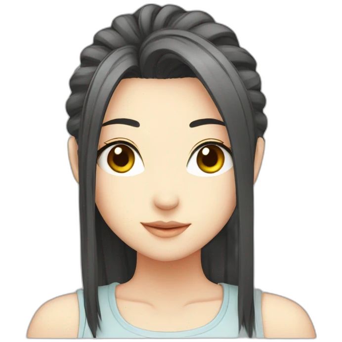 Manga girl emoji