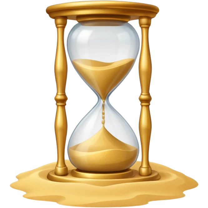 hourglass emoji style emoji