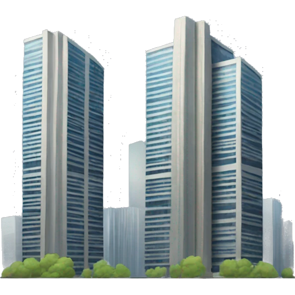 Two skyscrapers  emoji