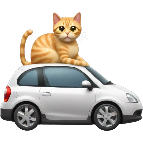 Cat eat car emoji