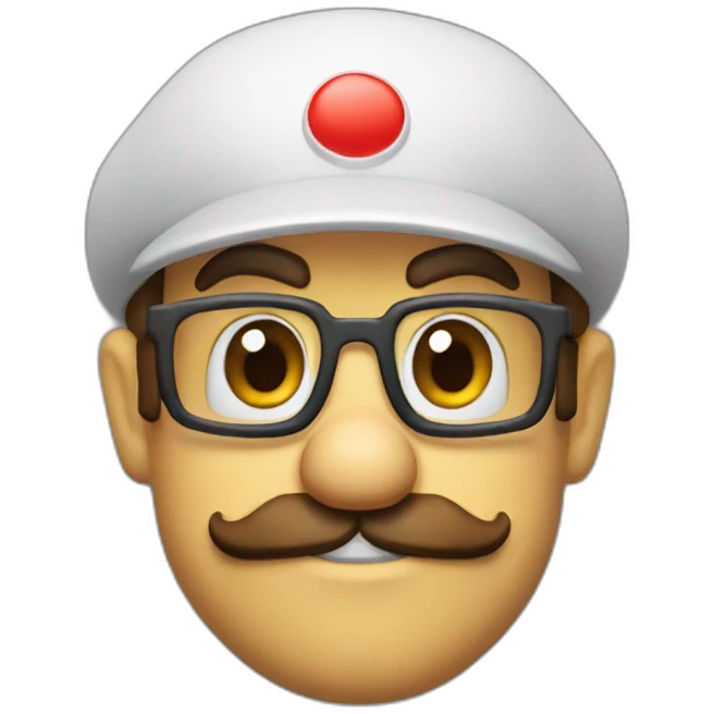 Mario as a developer emoji