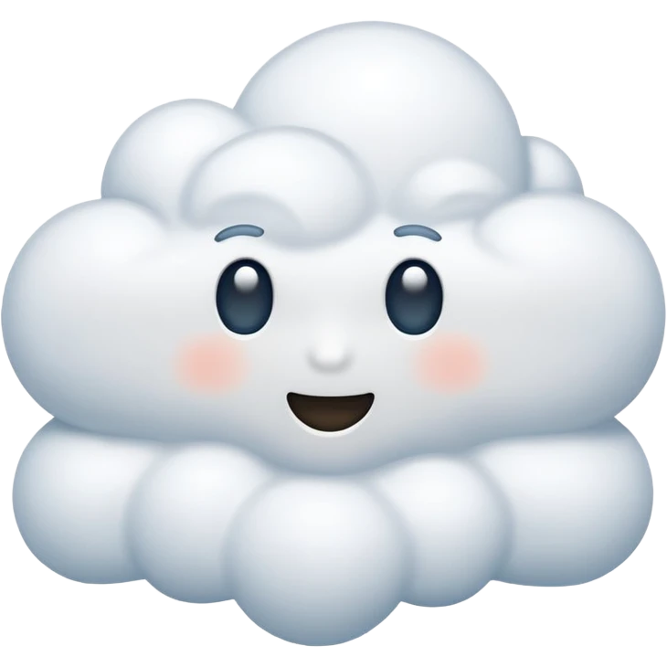 snowy cloud emoji