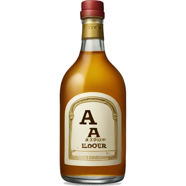 A bottle of liquor  emoji