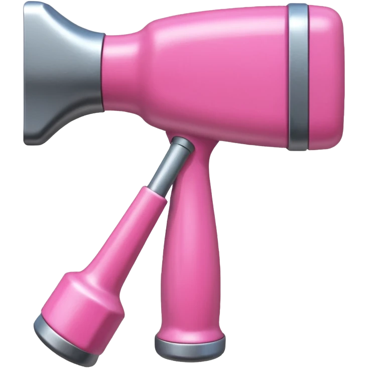 Pink hammer emoji