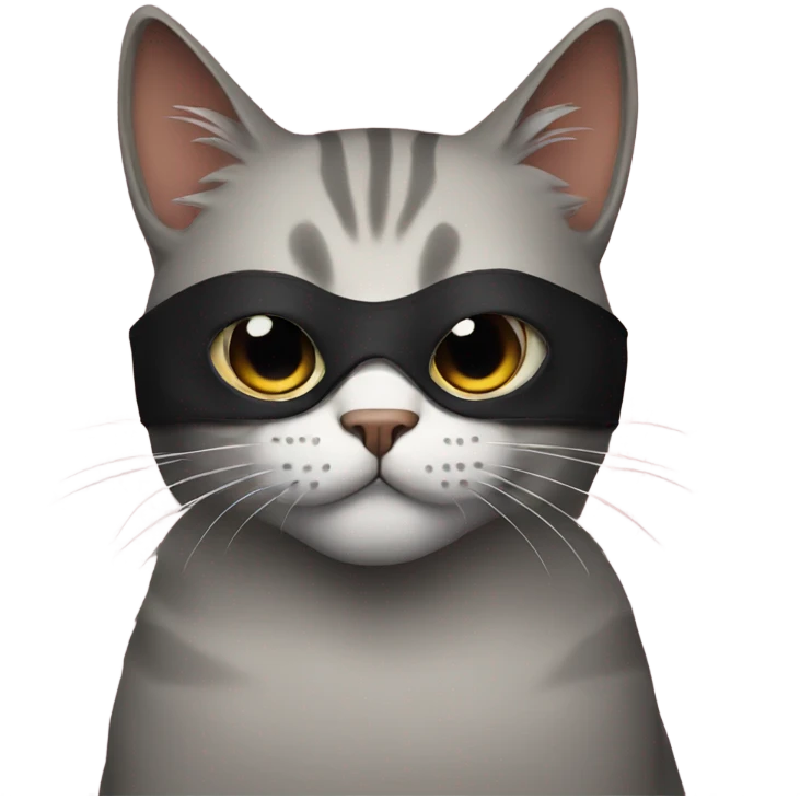 Cat with mask emoji