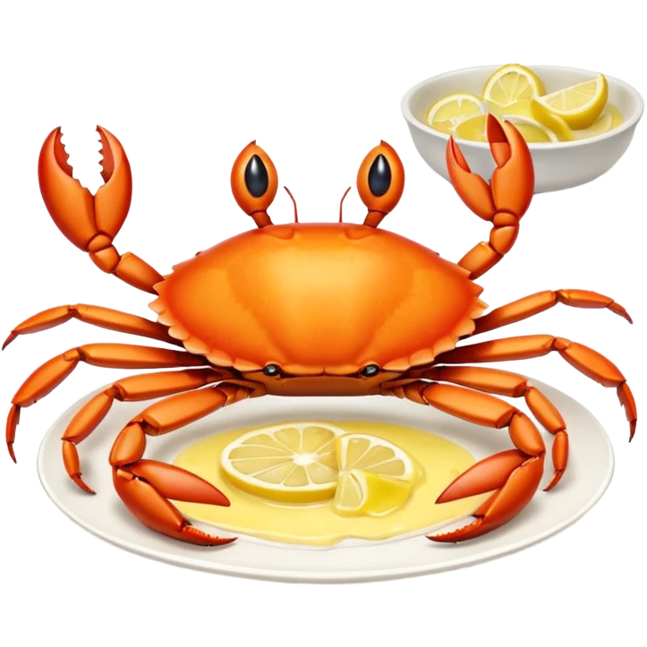 Crab meal emoji